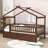 Heulwen Two Drawers Wooden House Bed-1726847287-1726847273