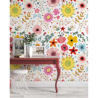 Colourful Flowers Wallpaper