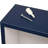 Navy Cube Shelf Set, 4" D X 10" W X 10" H, Set Of 2