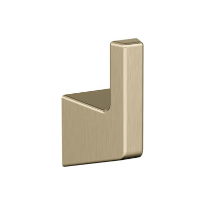 Blackrock Single Prong Golden Champagne Robe Hook