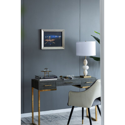 19.5" X 15.5" Multicolor Wall Art With Firm Frame, For Home Office Bedroom, Living Room Decoration Rectangular Artwork Stable 15.5", Decor Bedroom