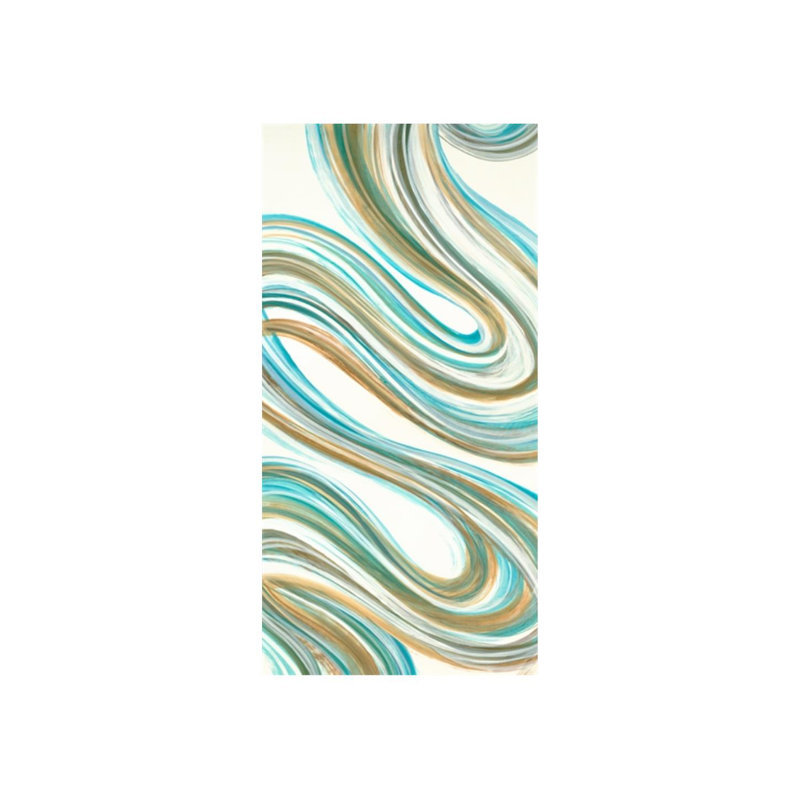 Flourish Print, 48" H x 24" W