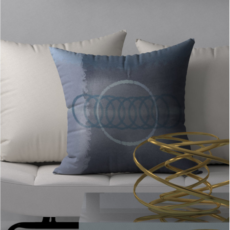 Reversible Throw Pillow, 18" x 18"
