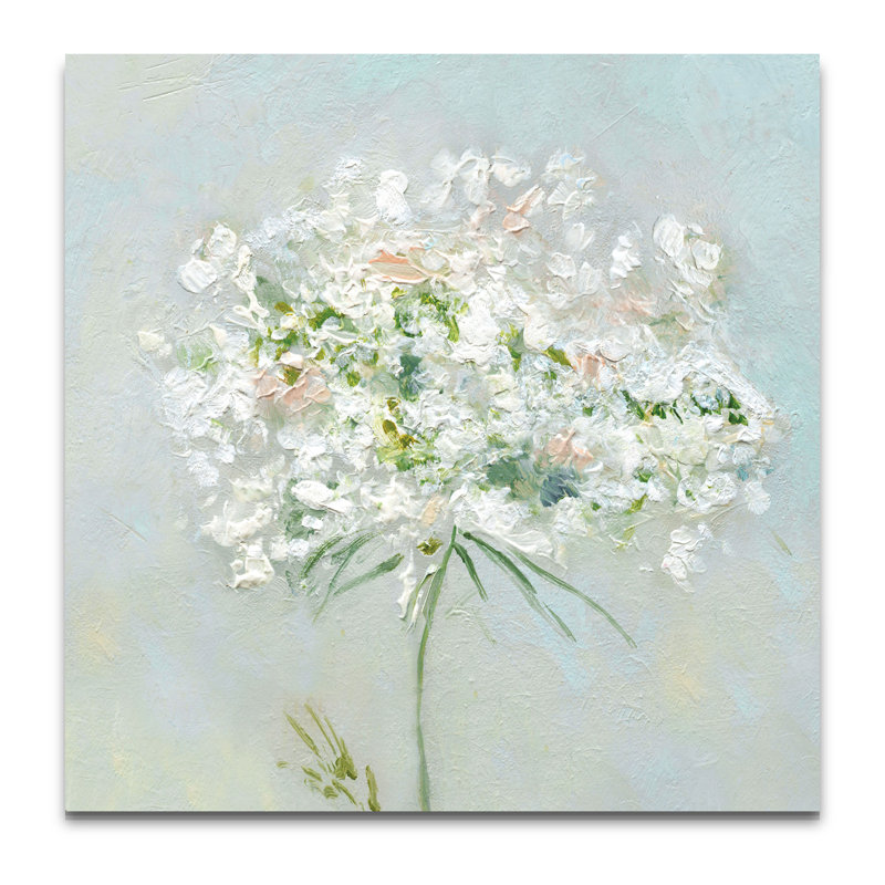 « doux summer i », peinture sur toile tendue, H 10 po x l 10 po x P 1,5 po