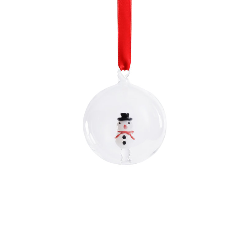Boule en verre, H 3,25 po x l 3,25 po x P 3,25 po