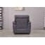 Fauteuil en similicuir de 36,8 po de largeur-474468478