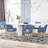 Teddy Velvet Dining Chairs Set Of 6-99997646