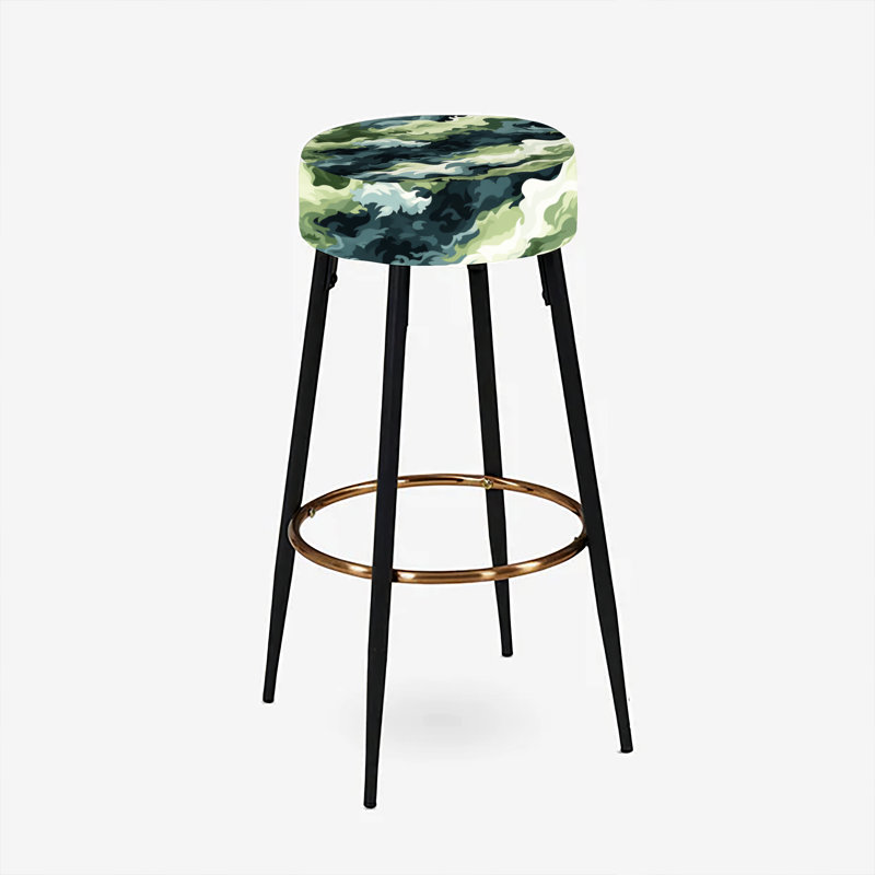 Ensemble de 2 tabourets de bar Urban Green Camouflage Wilderness
