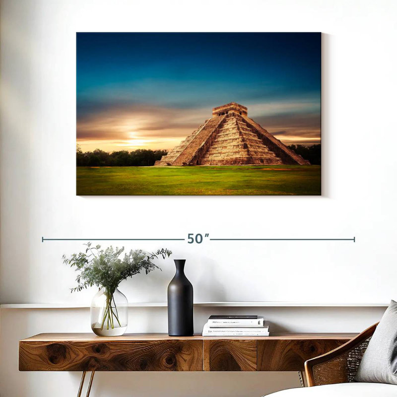 Pyramide Adella Chichen Itza, H 26 po x l 39 po