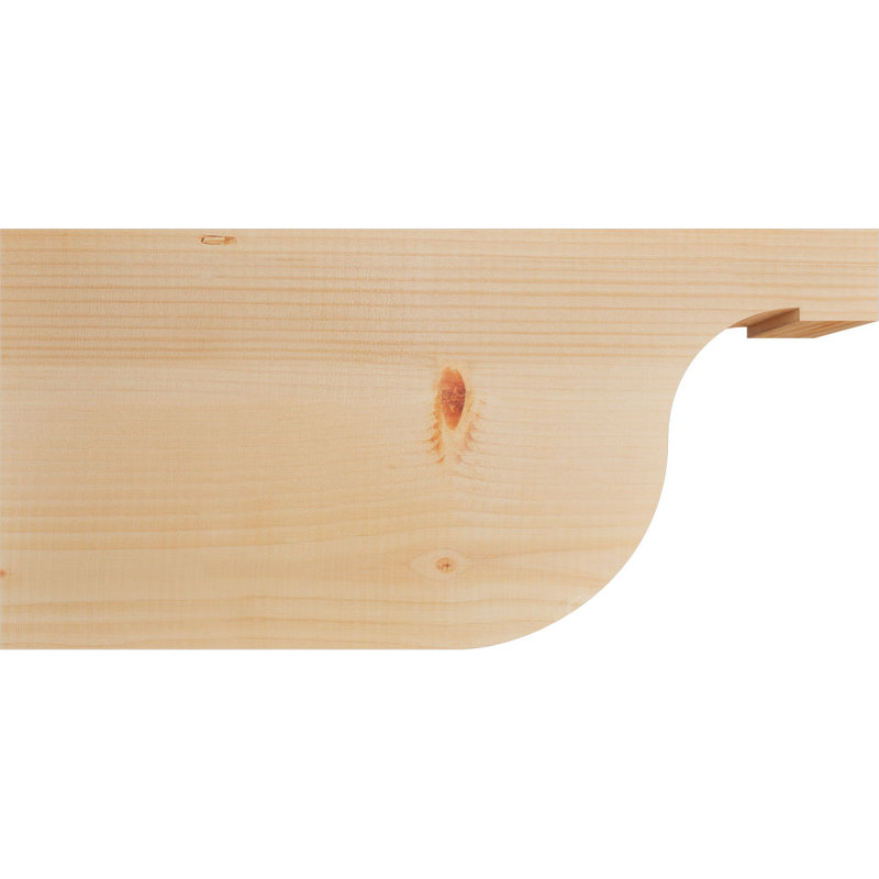 Queue de chevron lisse Del Monte, Sapin de Douglas, H 12 po x l 3 1/2 po x L 24 po