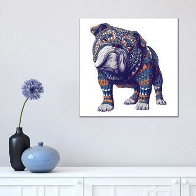 Gold Star I - Wrapped Canvas Print