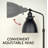 Jormun Adjustable Metal Desk Lamp