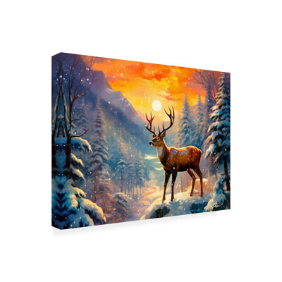 Stewart Evening Snow Canvas Art