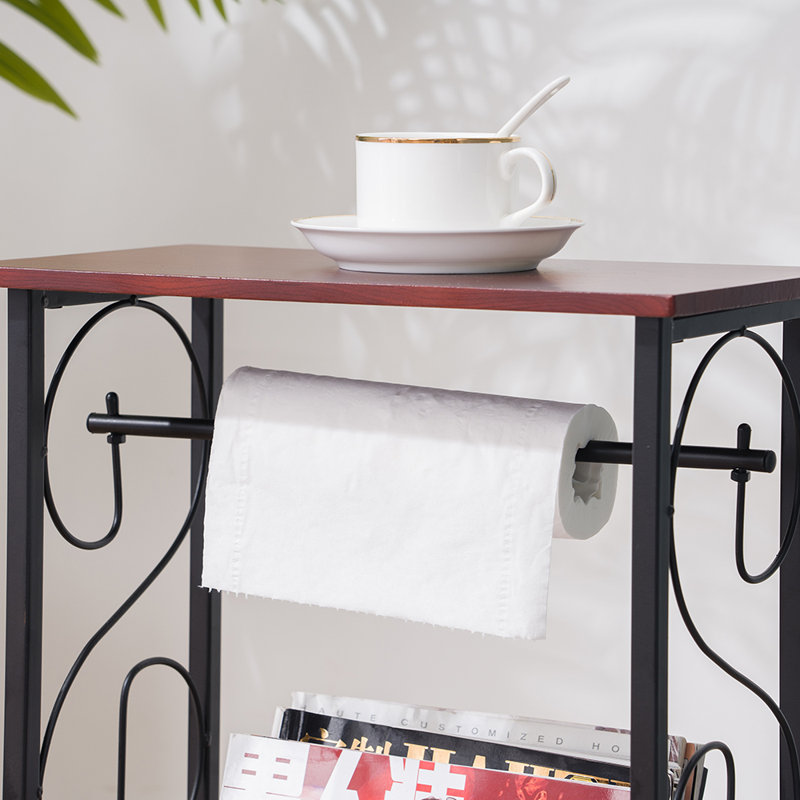 Breakthrough End Table Built-In Outlets