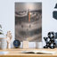 «Empire Fog» par Bruce Getty, art mural en métal, 24 po x 36 po