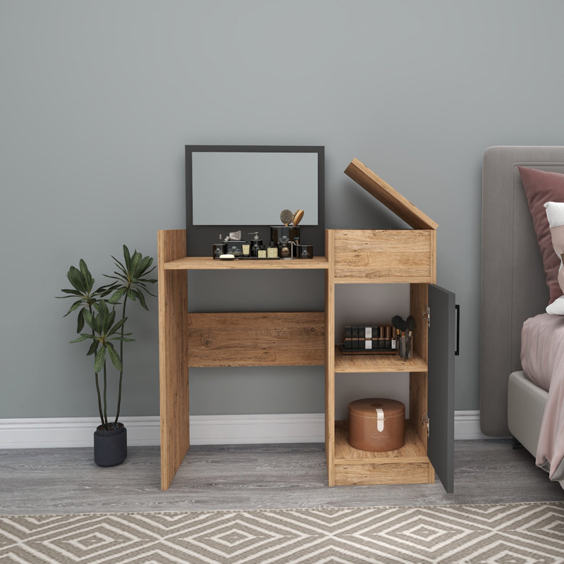 Table de maquillage, Beige