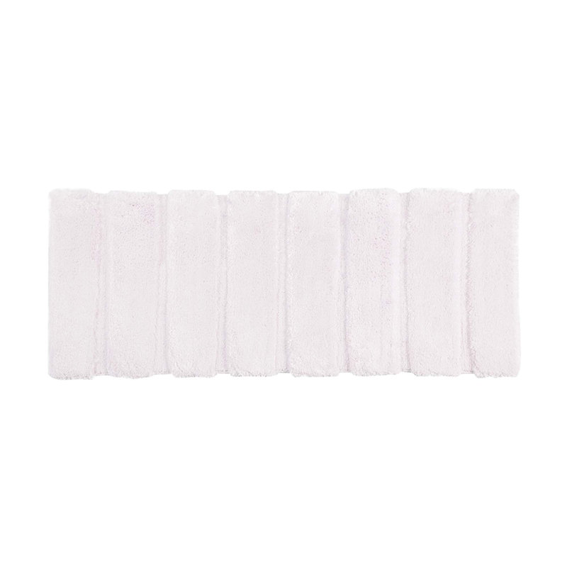 Tapis de salle de bain antidérapant, L 24 po x L 58 po, Rosé