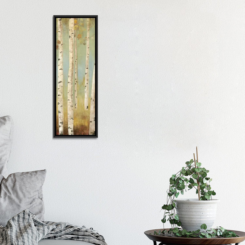 « eco panel i », impression sur toile tendue, H 36 po x l 12 po x P 1,5 po, Toile avec cadre noir