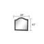 Miroir capitonné en cristal Sophia Modern Style-44720524