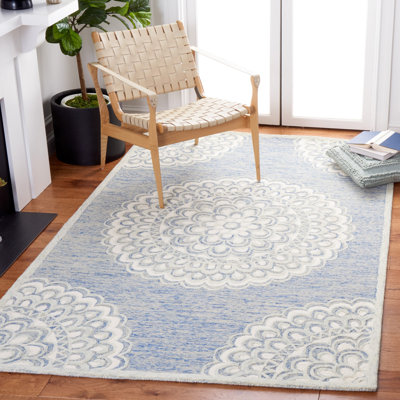 Pezanetti Hand Tufted Wool And Cotton With Latex Oriental Rug