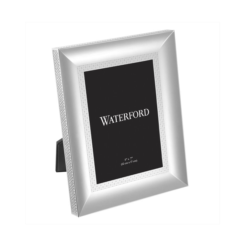 Lismore Diamond Photo Frame Silver, 5" x 7"