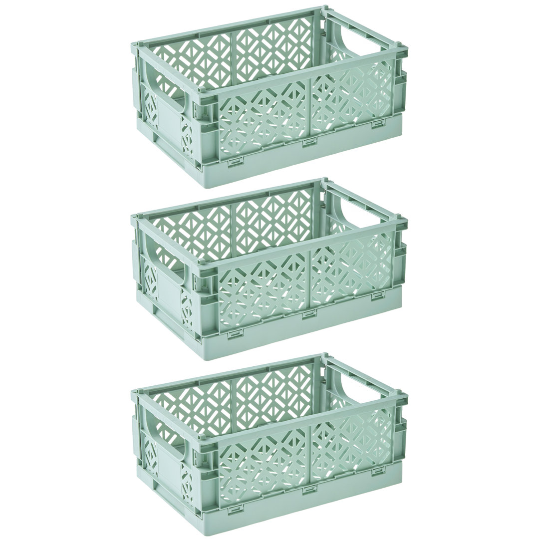 Fritzi Set of 3 Foldable Shopping & Storage Box 9.6 Litre