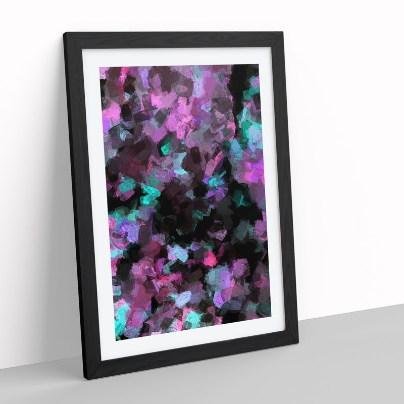Ministry of Love Abstract - Framed Print, Black, 46cm H x 34cm W x 2cm D