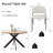 46.4" Round Table Set Of 4 , Modern Kitchen Table Set, Mdf Dining Table With Dining Chairs-1402812779
