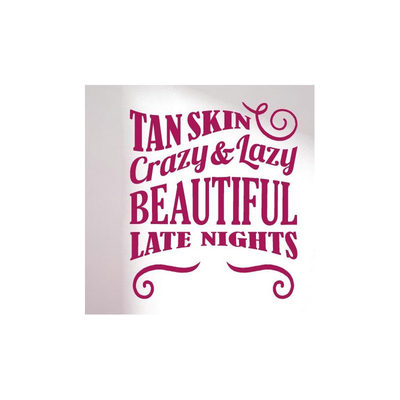 Non-Wall Damaging Wall Decal, Violet, Large