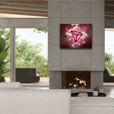 Crypto Eclipse Tron Trx' Canvas Wall Art