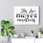 His Love Moves Mountains 1 Piece Wrapped Canvas Wall Art-1516856744