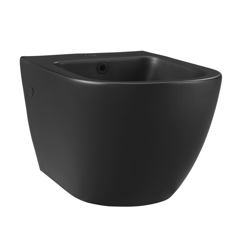 St. Tropez Wall Hung Bidet, Matte Black