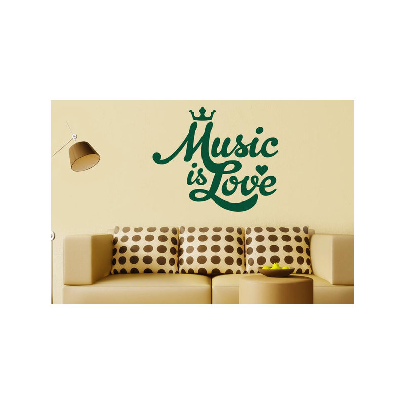 Non-Wall Damaging Wall Decal, Dark Green, Large
