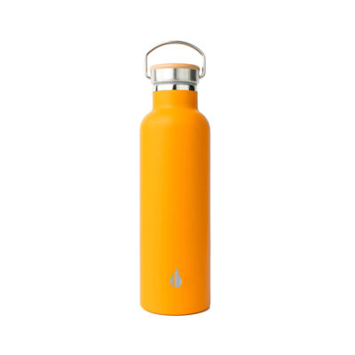 Elemental 25 Oz Classic Double Wall Vacuum Insulated Water Bottle With Bamboo Lid