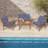 Flaxville 4 - Person Patio Conversation Set with Cushions