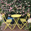Ensemble bistro 3 pièces de table ronde pliable et chaises-820252523