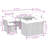 Vidaxl Garden Sofa Set