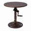 Table de bout Industrial Retro Table d'appoint Mécanique antique DIY Manivelle à hauteur ajustable-217115047