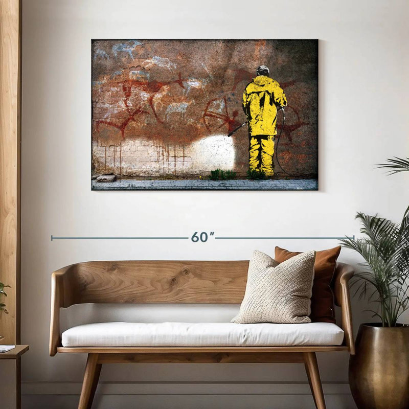 Leisha Street Cleaner, 30" H x 45" W