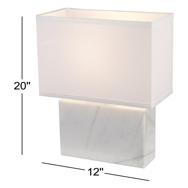 Lampe de table en marbre 1 lumière Randoll