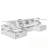 U shape Corduroy Modular Sectional Sofa with soft cushion-651068020