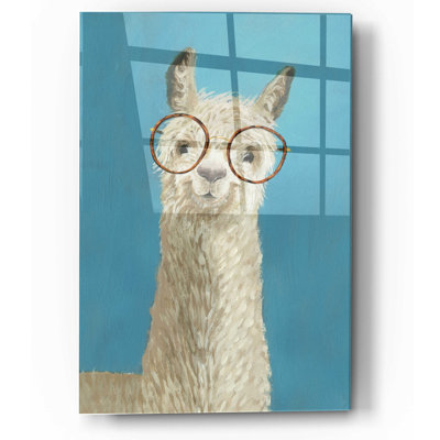 «Llama Specs III» par Victoria Borges, art mural acrylique