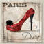 « paris style », reproduction d’impression sur toile tendue-22070574