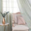 Paire de rideaux semi-transparents avec passe-tringle Rayna-73625236-73625234