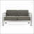 Khaki Cushion/Silver Frame selected