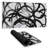 Abstract curly lines - 15.75"x31.50" Desk mat