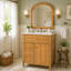 Meuble-lavabo de salle de bain avec lavabo-1272776337