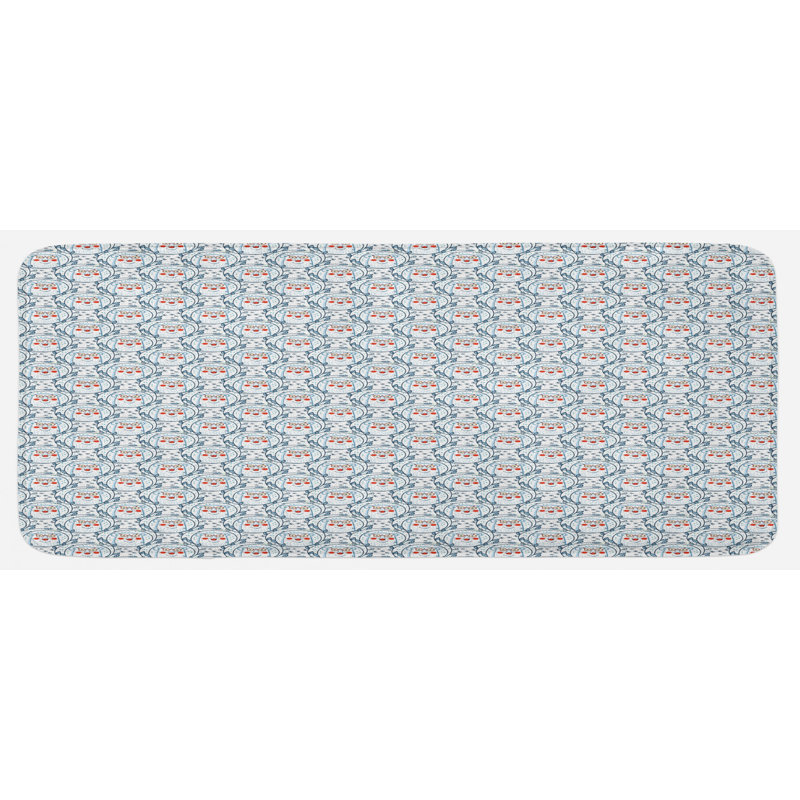 Tapis de cuisine ours polaire