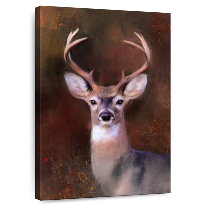 Brampt Eight Point In Autumn, 48" H x 32" W