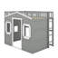Lit mezzanine double avec échelle-917966389